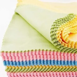 sysy 10 stk Rengøringsbriller Brilleglas Klud Økonomisk Solbriller Skærm Mikrofiber Rengøringsklud Briller A (FMY)