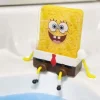 Tegneserie svampeholder, køkken svamp spongebob holder, vask hylde svamp afløb hylde