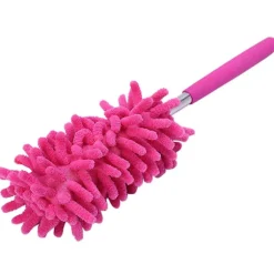 Teleskopisk mikrofiber Duster Udtrækkelig Rengøring Hjem Bil Cleaner Støvhåndtag Hot Pink