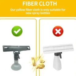 Til Kacher WV1 WV2 Vinduesrenser Værktøj Flaske Mikrofiber Moppepude Sæt Vinduesstøvsuger Tilbehør