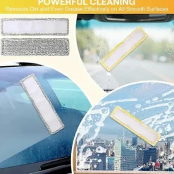 Til Kacher WV1 WV2 Vinduesrenser Værktøj Flaske Mikrofiber Moppepude Sæt Vinduesstøvsuger Tilbehør