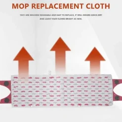 Til UltraMax XL Genanvendelig Moppeklud Mikrofiber Moppepude Udskiftelig, Hurtigtørrende, Maskinvaskbar