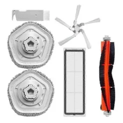Til Xiaomi Dreame Bot W10 W10 Pro Selvrengørende Robotstøvsuger Moppe Hovedsidebørste Hepa Filter Moppepude [DB]