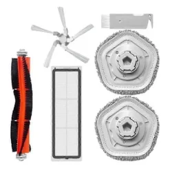 Til Xiaomi Dreame Bot W10 W10 Pro Selvrengørende Robotstøvsuger Moppe Hovedsidebørste Hepa Filter Moppepude [DB]
