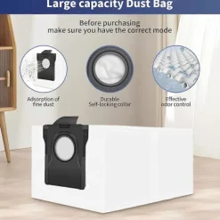 Tilbehørssæt til Dreame X40 & L40 Ultra støvsugere Hovedsidebørste Hepa Filter Moppeklud Støvposer As Shown