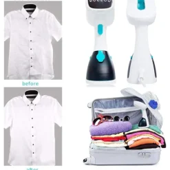 Tøjdamper Håndholdt 1200W, Blødgørende/Desinficerende/Steriliserende Tøj