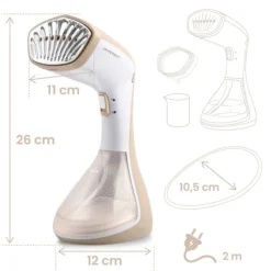 Tøjdamper 1600W, 230ml tank, 26g/min dampydelse