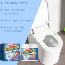 Toilet skum rengøringspulver, skum lugtfjerner, pletfjerner og kalkfjerner.