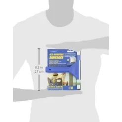 10-Tommer All Purpose Vindue Squeegee med Livstids Silikon Ru DXGHC