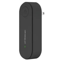 Trådløs Ultralyds Middel mod Mider, Genopladelig Støjsvag Miderenser til Soveværelse, Sengetøj, Allergilindring Sort Black US plug