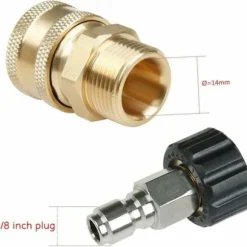 Trykvaske Adapter Hurtigkobling M22 3/8" Gevind