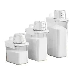 Tættet vaskemiddelbeholder vaskemiddel opbevaringsboks rengøring vask opbevaringsboks (forskellige muligheder) 1800ML