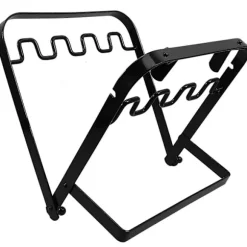 Udendørs skraldeposeholder, sammenklappelig rektangulær jernholder til husholdningsbrug, 26,50X23,00X22,00CM, pladsbesparende, 1 stk.