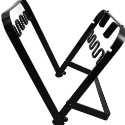 Udendørs skraldeposeholder, sammenklappelig rektangulær jernholder til husholdningsbrug, 26,50X23,00X22,00CM, pladsbesparende, 1 stk.