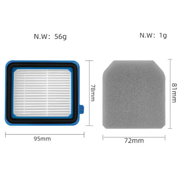 Udskiftningsfilter til støvsuger Electrolux Q serie Q6-8 WQ61/WQ71/WQ81 2 pack