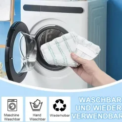 udskiftningspakke med mikrofiberrengøringspuder, 3 puder pr. pakke, egnet til flise- og vinduesskrabere, tilbehør til rengøringspuder, 20 cm
