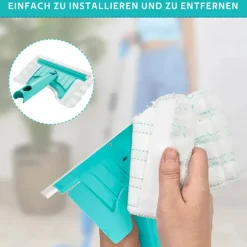 udskiftningspakke med mikrofiberrengøringspuder, 3 puder pr. pakke, egnet til flise- og vinduesskrabere, tilbehør til rengøringspuder, 20 cm