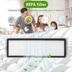 Udskiftningstilbehør til Dreame D10 Plus Gen 2 Robotstøvsuger Hovedsidebørste Hepa Filter Moppeklud