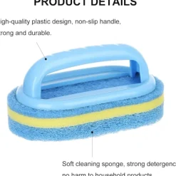 Ultimativt rengøringsbørstesæt med ergonomisk håndtag, robuste børstehår til gryder og fade, miljøvenligt materiale, holdbar konstruktion, 4