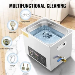Ultralydrenser-Duoku-15 L-med timer, opvarmning 600 W, ultralydseffekt 360 W