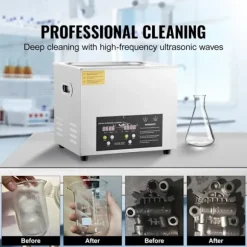 Ultralydrenser-Duoku-10 L-Professionel Digital Laboratorie Renser med Timer