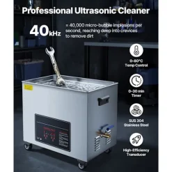 Ultralydsrenser 50 L-Duoku-Ultralydsrensningsapparat 840 W 40 kHz-med Digital Skærm-i Rustfrit Stål