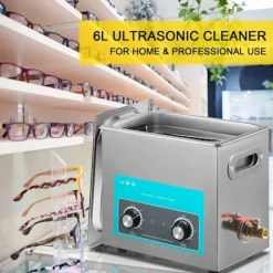 Ultralydsrenser-Duoku-6,5 L-Digital Timer og Opvarmning-Inox stål