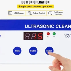 Ultrasonic Renser-Duoku-0,8 L-Digital Timer-Udholdt stål-35 W
