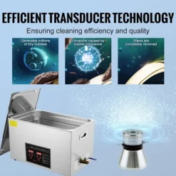 Ultrasonic Renser-Duoku-30 L-med Digital Timer og Opvarmning-Rustfrit Stål-Smådele og Printplader