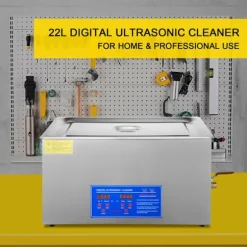 Ultrasonisk Rengøringsmiddel-Duoku-22 L-Rustfrit Stål-med Digital Timer og Rengøring af Smykker
