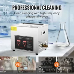 Ultrasonrensere-Duoku-10 L-med Digital Timer og Opvarmning-Rustfrit Stål