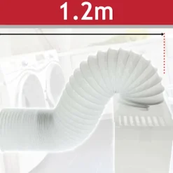 Universelt kondensatorsæt til tørretumbler med 3 adaptere (1,2 m)