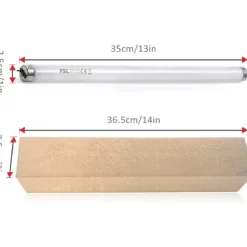UV Lampe Anti Flyvende Insekter. Elektrisk Insektfanger Fluefanger 20W. Elektrisk Myggeafvisende Lampe (Lampe)