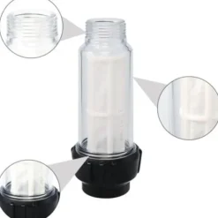 Vandfilter med indsats, 8 stk. til slangerenser med 3/4" fitting til alle højtryksrensere