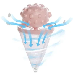 Vaskebold Anti-optræk Flydende Lint Hair Catcher Vask hej random 1 pc