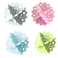 Vaskebolde der samler fnug og hår 4-pak MultiColor MultiColor