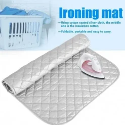 Vaskemaskine Tørretumbler Cover Board Varmebestandigt tæppe gray big