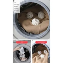 Vaskeri Bold Genanvendelig Silikone Tøj Hår Rengøring Værktøjer Kæledyr Hår Fjerner Vaskemaskine Kat Hår Catcher Vaskeri Bold 5PCS Grey