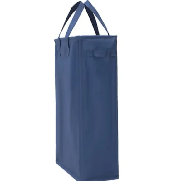 Vasketøjskurv, håndtag foldbar vasketøjskurv, tynd vasketøjskurv, smal vasketøjspose, foldbar vasketøjskurv, marineblå navy blue navy blue