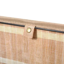 Vasketøjskurv Vasketøjsboks Med Låg Vasketøjskurv Lærredspose Bambus Foldbar 72L Naturel 40 X 30 X 60 Cm