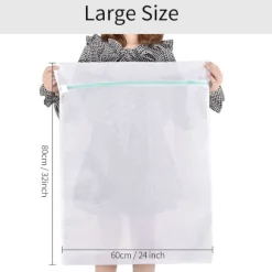 Vasketøjsposer 60x80cm 2-pak Net Vasketøjspose Stor Størrelse-FF-