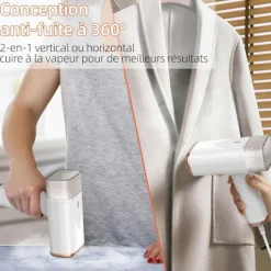 Vertikal dampstrygejern - 1000W 150ML - Steamer egnet til alle stoffer til hjemmet, rejser, hjem og kontor