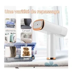 Vertikal dampstrygejern, 1000W 150ML Bærbart vertikalt dampstrygejern, Tøjdamper, Egnet til alle stoffer