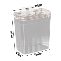 Vægmonteret skraldespand med lufttæt låg, pladsbesparende vægmonteret affaldsbeholder til køkken, badeværelse, stue, klare designs, holdbar ophængning transparent large size | Fyndiq