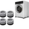 Vibrationsdæmper til vaskemaskine/tørretumbler - Grå 3,8 cm