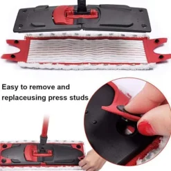 Vileda Moppe Refill Pakke med 2 Vileda 2-i-1 Moppeklude Mikrofiberklud for Overlegen Absorption Blød til