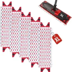Vileda Ultramax XL Moppe Refill 5-pak Mikrofiber Gulvrensepuder Kompatible med Vileda{hw}