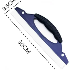 Vinduesaftrækker - Vinduesrensningsudstyr - Vinduesaftrækker - Bilvinduesaftrækker - Anti-ridse - Ergonomisk håndtag - 30 x 9 cm - Plast og Silic