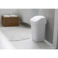 Vipplockskorg / Papperskorg Vit 10L White