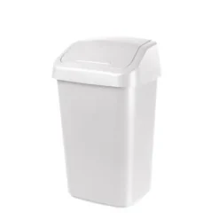 Vipplockskorg / Papperskorg Vit 10L White